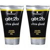 Got 2b Ultra Glued Invincible Styling Gel, 1.25 Ounce (2 Pack)
