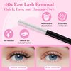 BEPHOLAN Lash Glue Remover &Lash Essential Serum, Bond & Seal Adhesive Removal, Organic Castor Oil for Longer Thicker Lashes,Non-Irritating for Sensitive Eyes, Eye Makeup & Mascara Removal
