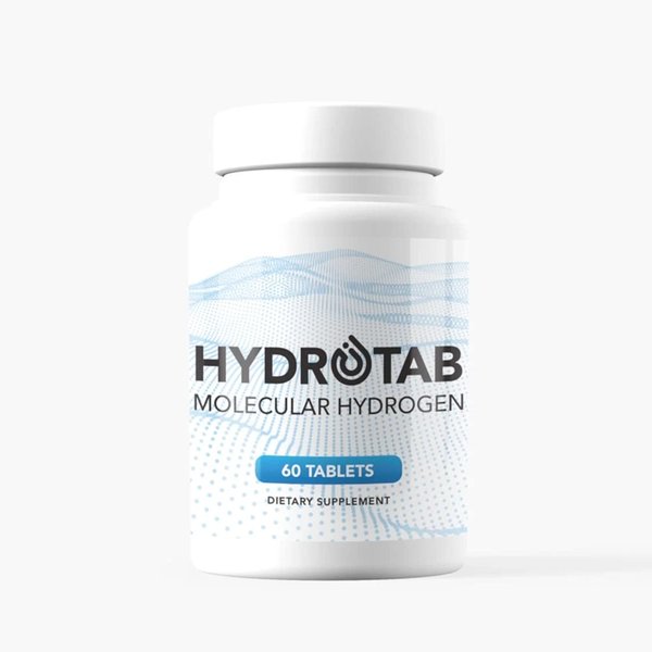HydroTab Molecular Hydrogen H2 Dietary Supplement, Non-GMO, Gluten Free, Soy Free (60 Tablets)