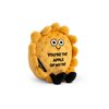 Apple of My Eye Apple Pie Meme Plushie - Funny Pun Meme Gag Gift, White Elephant, Present, Great for Emotional Support, Fun Desk Accessory, Kids, Teens, Adults