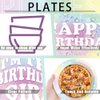 40PCS Its Me Hi Im The Birthday Girl Its Me Plates and Napkins In My Birthday Era Party Disposable Tableware Set Music Birthday party Supplies Girl Happy Birthday Plates Napkins for 10 Guests