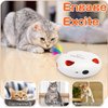 INKZOO Replaceable Feathers Accessories, 6Pcs Interchangeable Attachments for Interactive Cat Toy
