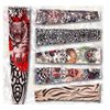 YARIEW 6pcs Temporary Tattoo Sleeves, 6pcs Set Arts Temporary Fake Slip On Tattoo Arm Sleeves Kit