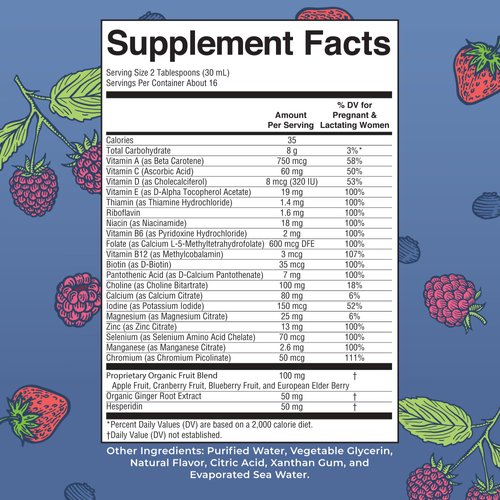 MaryRuth’s Postnatal & Prenatal Vitamins for Women | Sugar Free | Womens Multivitamin for Pre-Conception, Pregnancy & Nursing | Ginger | Selenium | Folate | Vegan | Non-GMO | Gluten Free | 16 oz
