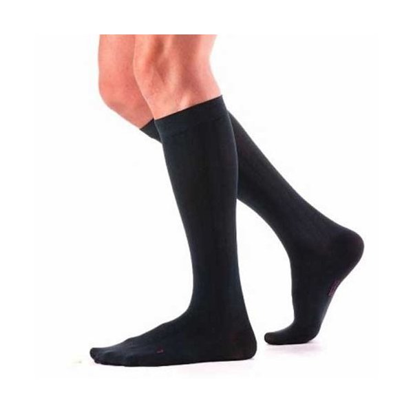 Mediven for Men 15-20mmHg Knee High Compression Socks : Black Size IV