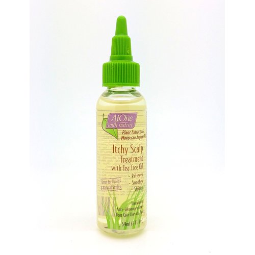 Itchy Scalp Treatment with Tea Tree Oil - Plant Extracts & Moroccan Argan Oil - by At One