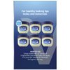 Vaseline Lip Therapy Original Mini, White Petrolatum, Advanced Moisturizer, Relieves Dull and Dry Skin, Mini Vaseline Petroleum Jelly, Soft & Smooth Vaseline Lips (Pack of 6-0.25 Oz Ea) 