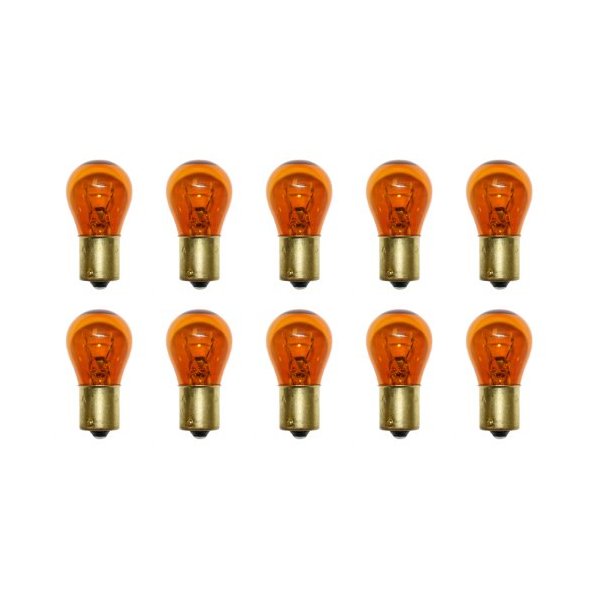 CEC Industries #1156NA (Amber) Bulbs, 12.8 V, 26.88 W, BA15s Base, S-8 shape (Box of 10)
