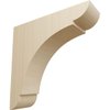 Ekena Millwork BKTW01X06X06OLRW Small Olympic Wood Wood Brackets,'1.75 Wx6 Dx6 H Inch' , Rubberwood