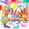 Cevioce 4 Pcs Toddler Party Favors for Kids 8-12 Fidget Toys Slug for Students Treasure Box Toys for Classroom Prizes Goodie Bag Stuffers for Kids 3-5 for Kids A