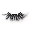 MISSLADY 6-Magnet 25mm 3D Real Mink Magnetic Eyelashes Mink Dramatic Long Wispy Fluffy Magnetic Lashes Mink (M3D-512, 25mm, 1 Pair without Eyeliner)