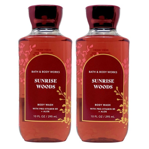 Bath and Body Works Sunrise Woods Shower Gel Gift Sets 10 Oz 2 Pack (Sunrise Woods)
