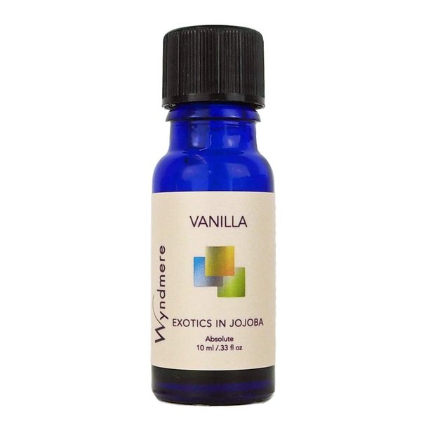 Wyndmere Essential Oils - Vanilla Absolute in Jojoba - 100% Pure Therapeutic Quality - for Diffuser - 10ml - Made in USA