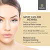 Parallel Products Spot Color Henna Kit - Henna Hair Dye - 3 grams - Tint for Professional Spot Coloring - With Mixing Dish - Covers Grey Hair - Root Touch Up (Deep Dark Brown)