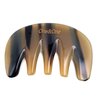 One&One Multifunctional Horn Bone Scalp Gua Sha Comb, Handheld Massage Comb for scalp.