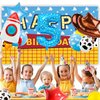 Toy Themed Number 5 Balloon, Happy Birthday Balloon, Colorful Balloons with Rocket Balloon and Cowboy Hat Balloon, Rainbow Balloons for Kids Birthday Party (5)