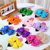 Tigeen 9 Pcs Pencil Girls Hair Bow 4.9 Inch Back to School Hair Bow Ponytail Holder Hair Clips School Bow Alligator Clip Grosgrain Ribbon for Babies Toddler Teen Gift Kindergarten, 9 Colors