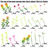 Framendino, 30 Pack Bean Sprout Hair Clip Funny Hairpins Flower Plant Hair Clips Little Grass Barrette Headwear for Women Girls Home Party Hair Accessories (Style A)