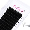 FADLASH Easy Fan Volume Lashes Multi Length Hybrid Volume Eyelash Extensions Black Self Fanning Lash Extensions Supplies (0.07-D, Camellia 10 11 12mm)