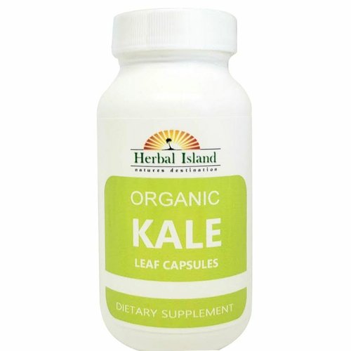 Organic Kale Leaf Powder Capsules 500mg - 480