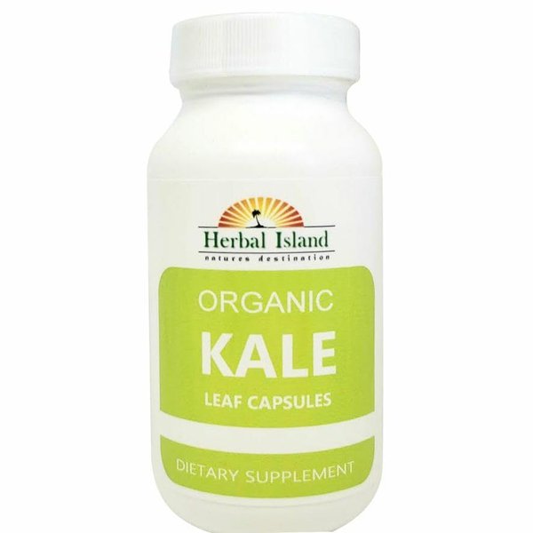Organic Kale Leaf Powder Capsules 500mg - 480