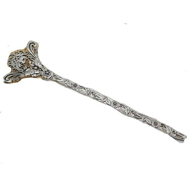 Hairpin, Ornate Tibetan Silver Alloy 5.2" Traditional Hair Chignon Pin Hairpin + Gift Bag