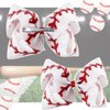 2PCS Softball Hair Clips 4.5 Inches Glitter Sequins Hair Bow Clips Hair Pins Baseball Cheer Hair Clips Grosgrain Ribbon Softball Cheerleading Hair Barrettes Alligator Clips Bows for Girls Toddlers