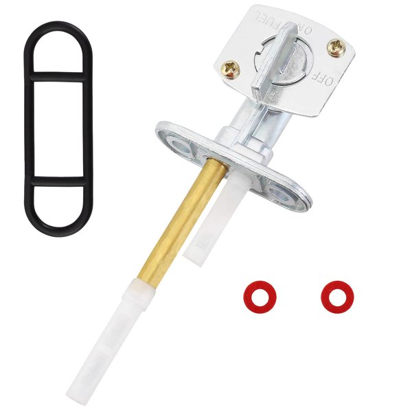 QAZAKY Fuel Gas Tank Petcock Valve Switch Compatible with Kawasaki Bayou 220 250 300 400 KLF220 KLF250 KLF300 KLF400 Prairie 300 360 400 KVF300 KVF360 KVF400 Ninja 500R EX500 ZX600 KZ 550 440 305 250