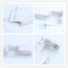 Self Ear Piercing Gun Disposable Body Piercing Kit With 3mm Ear Stud Safety Ear Piercing Gun Kit Tool (White)