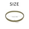 Dofash 2 * 75MM Snag-free Elastic Hair Ties Rubber Bands for Hair Elastic Hair Bands Hair Rubber Bands Hair Elastics for Women's Hair - 150pcs (Blonde)