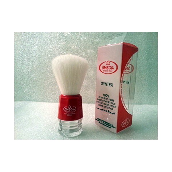 Omega Shaving Brush # 90018 Syntex 100% Synthetic Multi Color