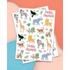 xo, Fetti Jungle Temporary Tattoos - 36 styles | Elephant Arts + Craft, Wild Animal Birthday Party Supplies, Giraffe Safari Baby Shower, Tiger