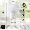 SLEEKLIGHTING GU24 LED Light Bulb, 2 prong Light Bulb - Dimmable,9 WATT, Twist Lock Base, Replacing CFL Ceiling Lights, 5000K Daylight White, 240 Degree, UL Listed - 4 Pack