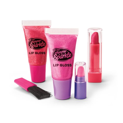 Shimmer 'n Sparkle Glitter Makeover Studio Beauty Kit – All-in-One Beauty for Eye, Cheeks and Lips for Ages 8 and Up