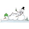 Funny Holiday Cards | Naughty Snowman Christmas Card Set | Three 4x6 " Greeting Cards with Envelopes | Unique, Hilarious, and Original Designs | Assorted Box Set