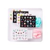 KISS Broadway Little Diva Nail Art Kit, Safe On Natural Nails, Mom Approved, Over 250 Nail Stickers, 48 Ready-To-Wear Petite Fake Nails & 48 Press-On Adhesive Tabs