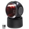 2D QR Hands-Free Barcode Scanner Omnidirectional Automatic Sensing Scanning USB Barcode Reader Adjustable Screen Scanning Platform Scanner for POS PC Supermarket Bookstore