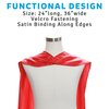 Everfan Red Polyester Satin Superhero Cape - Kids
