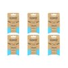DrTung's Vegan Activated Charcoal Floss, Natural Lemongrass Flavor Dental Floss 6 Pack
