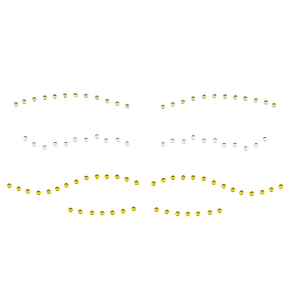 PaintLab Eye Gems, Self-Adhesive Rhinestones for Makeup, Face Jewels for Beginners, Kids, Teens, and Women, Opulust
