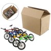 Mini Bike Finger Bike Finger Skateboard Set,Excellent Functional Miniature Toys Mini Extreme Sports Finger Bicycle Skateboard Cool Boy Toy Creative Game Toy Set Collections Cake Decoration (4PCS)