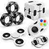 Dr.Kbder Fidget Toys Adults Set, Easter Basket Stuffers Gift for Kids Teen Cool Gadget Sensory Pack with Figette Spinner Cube ADHD Anxiety Relief Stress Magnetic Ring Office Desk Manget Toy for Boys