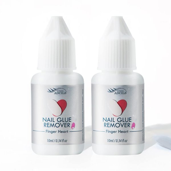 ADCILS PROFESSIONAL Nail Glue and Remover (0.34fl oz/10ml x 2pieces)