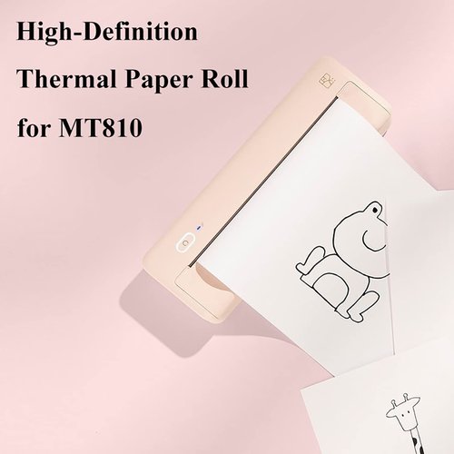 2 Rolls Thermal Paper Rolls for MT810 Portable Printer