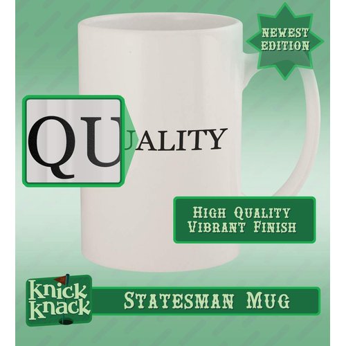 Knick Knack Gifts My Milk was Spiked - 14oz Ceramic White Statesman Coffee Mug, White