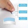 Eumos 80pcs Wig Tape for Lace Wigs Lace Front Wig Tape Double Sided Waterproof Lace Wigs Adhesive Tape Strong Hold Clear Lace Tape for Lace Wig Toupee Hairpiece (Blue)