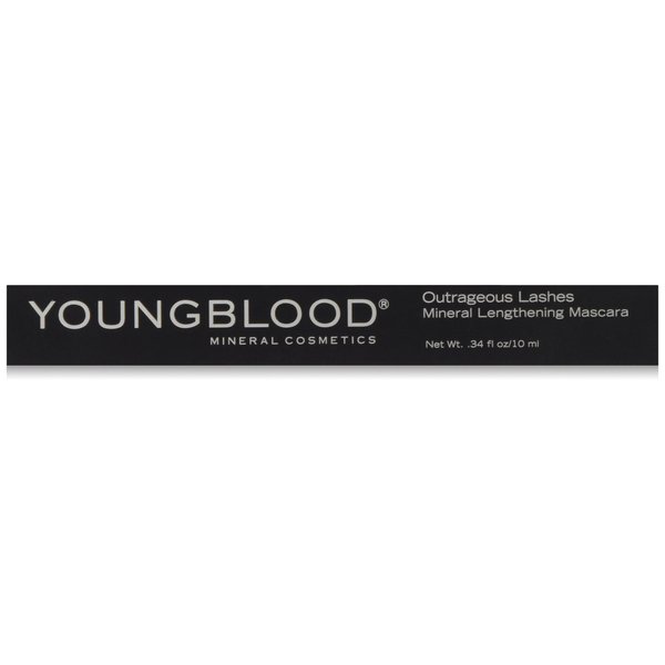 YOUNGBLOOD Outrageous Lashes Mineral Lengthening Mascara, 0.23 Oz - Color Blackout