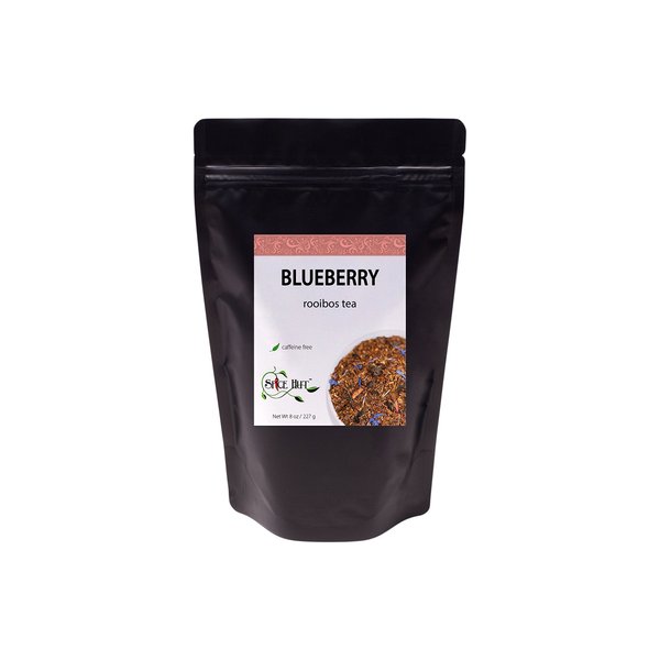 Blueberry Rooibos, Loose Leaf Tea - Elderberry, Hibiscus, Apple - Caffeine Free, Immune Boost Cold Care, Hot & Iced | bulk 8oz, 80-100 cups | The Spice Hut, First Sip of Tea