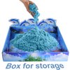 CoolSand 3D Sandbox - Sea Creatures Edition - Set Includes: 1 lb. Moldable Indoor Play Sand, Shaping Molds, Sea Figures and 3D Tray