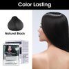 CNMOFAXIN Natural Black Hair Dye Shampoo 3 in 1 For Men and Women,Pack 8 Travel & Trial Sachet - Herbal Ingredients Semi-Permanent Hair Color shampoo for Gray Hair Coverage & Beard - 0.95fl.oz* 8